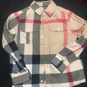 Boys authentic Burberry shirt